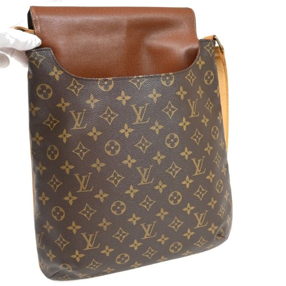 LOUIS VUITTON Musette Shoulder Bag Monogram Leather Brown France - Picture 4 of 16